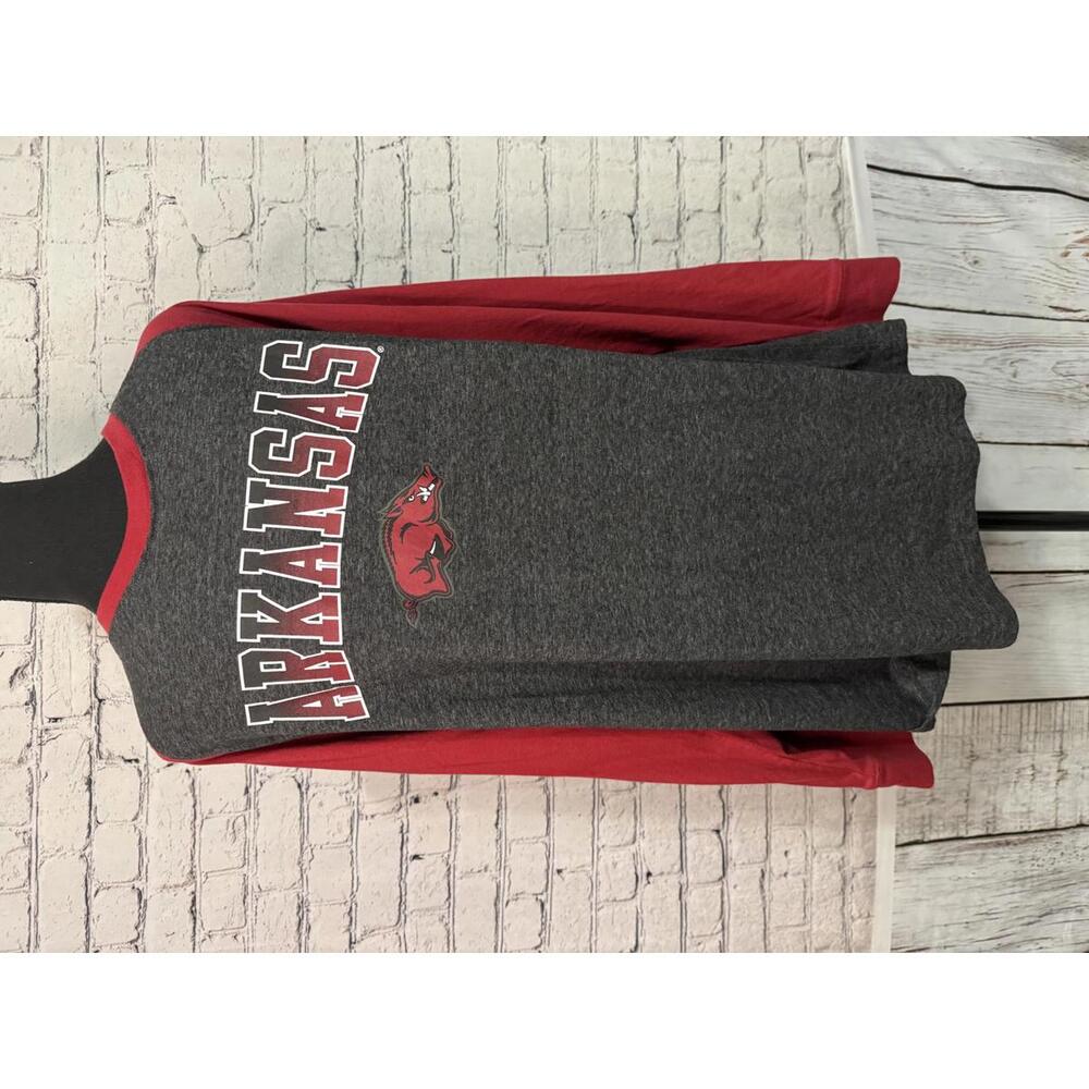 Arkansas Razorbacks Long Sleeve Raglan‎ Shirt XL - Picture 6 of 6